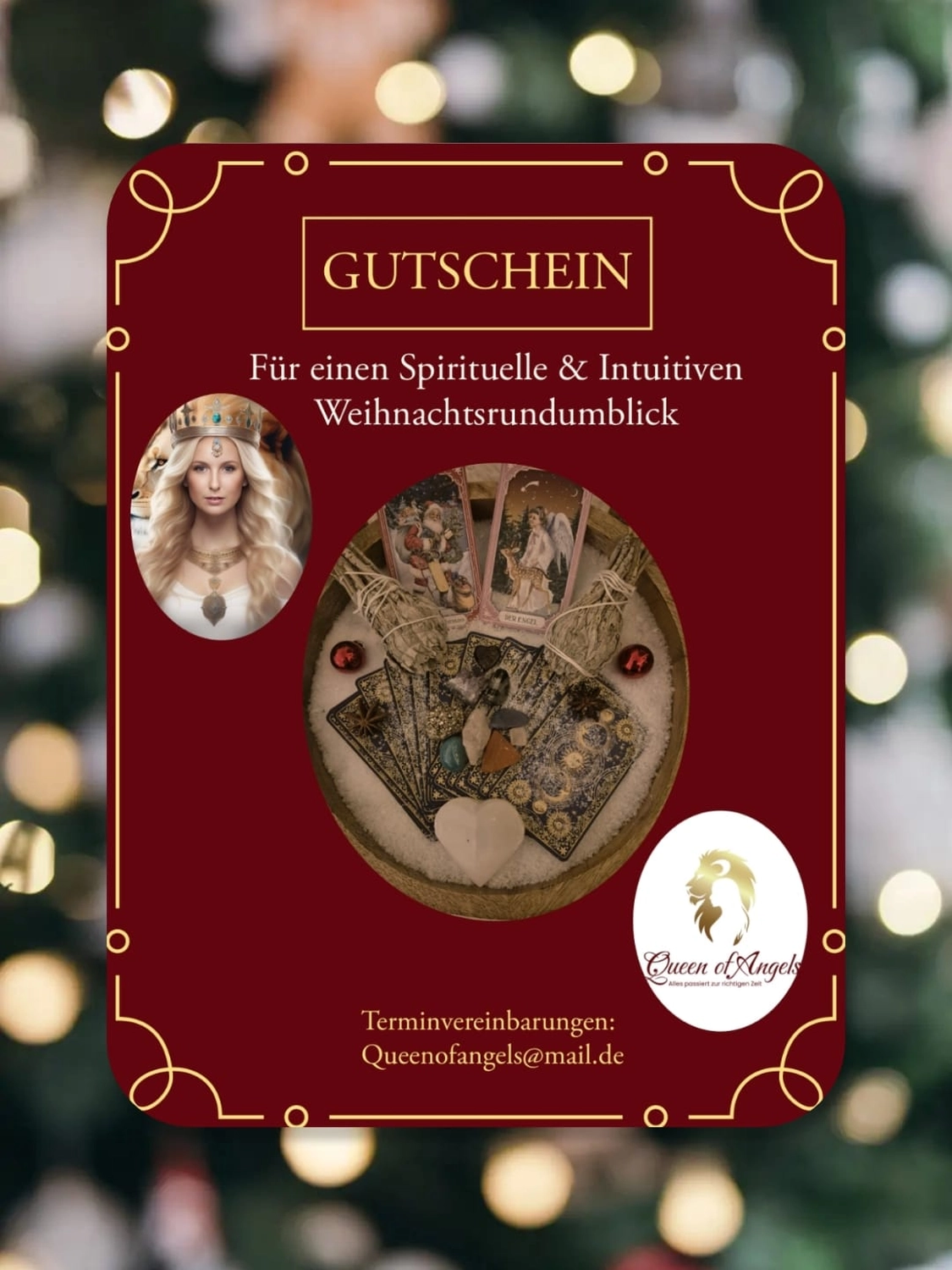 Queen of Angels - Spirituelle Lebensberatung & Duftkerzenverkauf - Gutschein